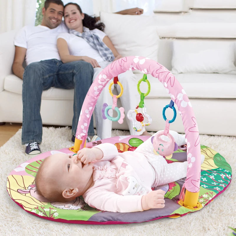 Educational Fitness Frame for Children – Play Mat & Crawling Activity Rug