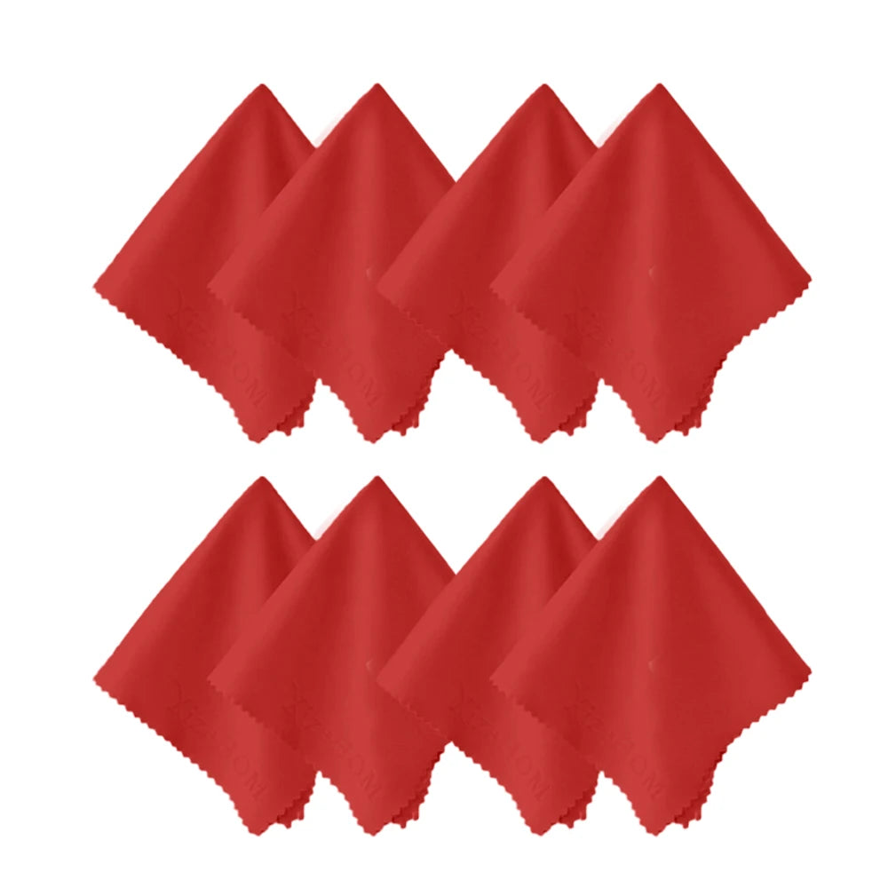 XizeHOM Conjunto de 8 Panos de Microfibra para Limpeza de Óculos – Lenços para Lentes e Telas de Celular