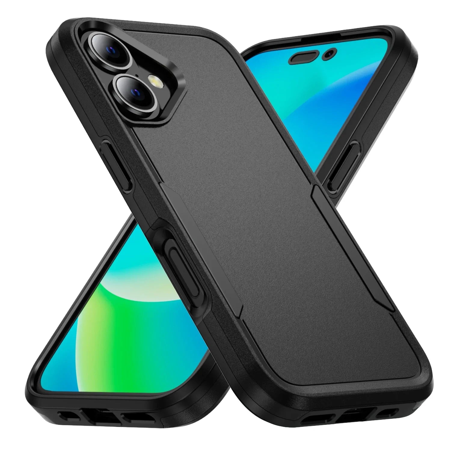 🔥 SALE! Hard Armor Matte Case for iPhone 17/16/15 Pro Max - Dual Layer Protection