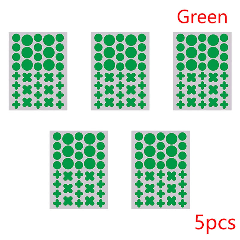 Colorful Cross-Shaped Acne Patches - 180 Pack