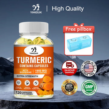 Turmeric Curcumin with Black Pepper - Joint Support, Inflammation & Digestive Health