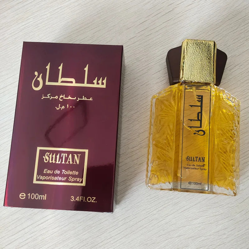SULTAN Arabic Floral Pheromone Cologne - Long-Lasting Men's Eau de Parfum (100ml)
