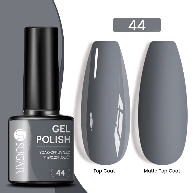 Glitter Gel Nail Polish – Semi-Permanent UV LED Gel with Sparkling Shimmer Finish