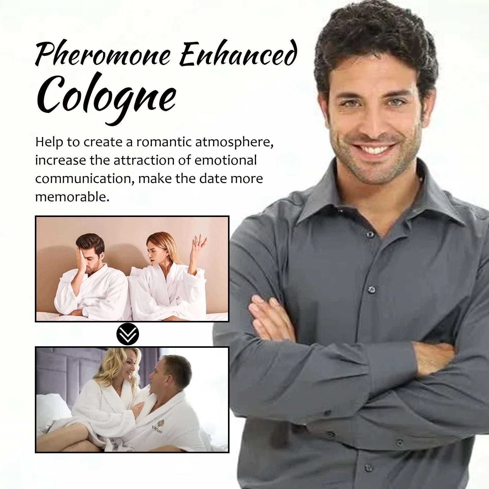 Pheromone Cologne for Men - Fresh Business Gentleman Fragrance to Attract Women (Eau de Toilette)
