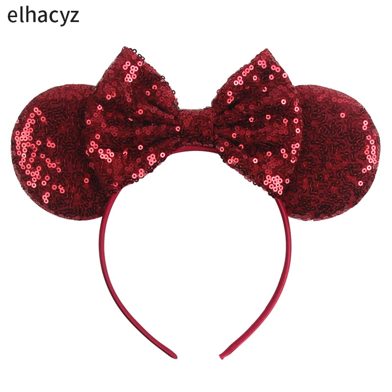 Disney Minnie Mouse Ear Hairband – Princess Party Gift for Girls & Disney Fans