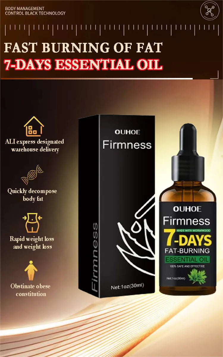 30ml Natural Weight Loss Oil for Women's Belly Fat Burning Stomach Fat Reducing Aid Fitness & Wellness Fat Burning Oil
