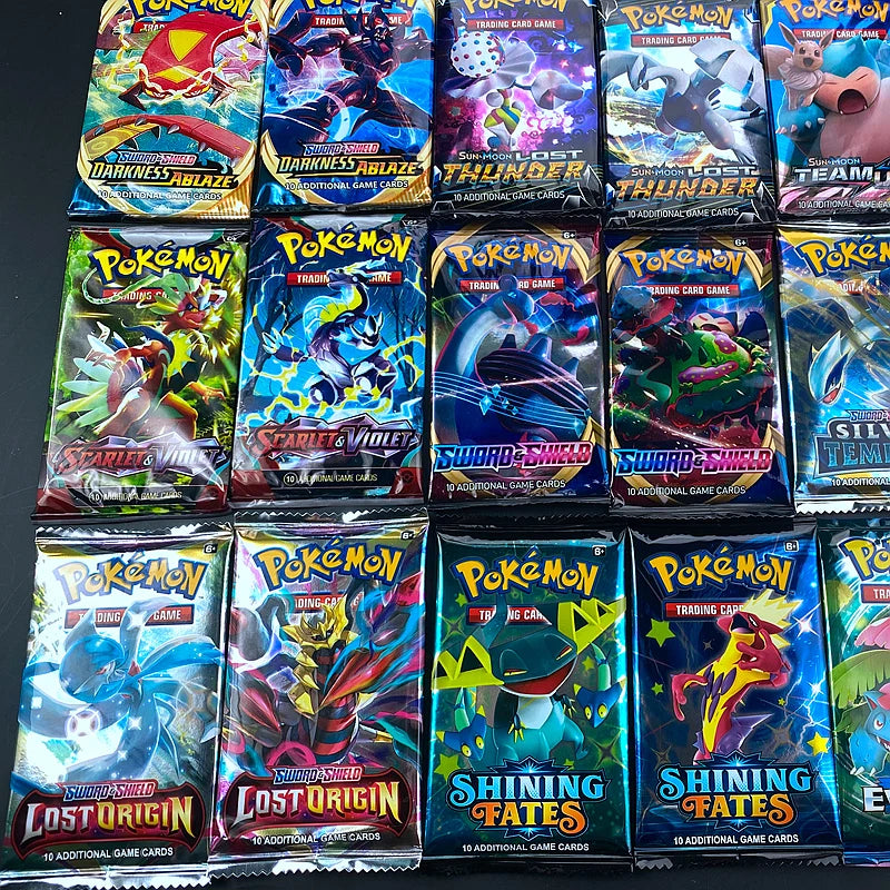 Pokemon Cards 30 Pcs Collection – GX Tag Team VMAX EX Mega Energy Trading Card Set