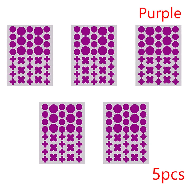 Colorful Cross-Shaped Acne Patches - 180 Pack