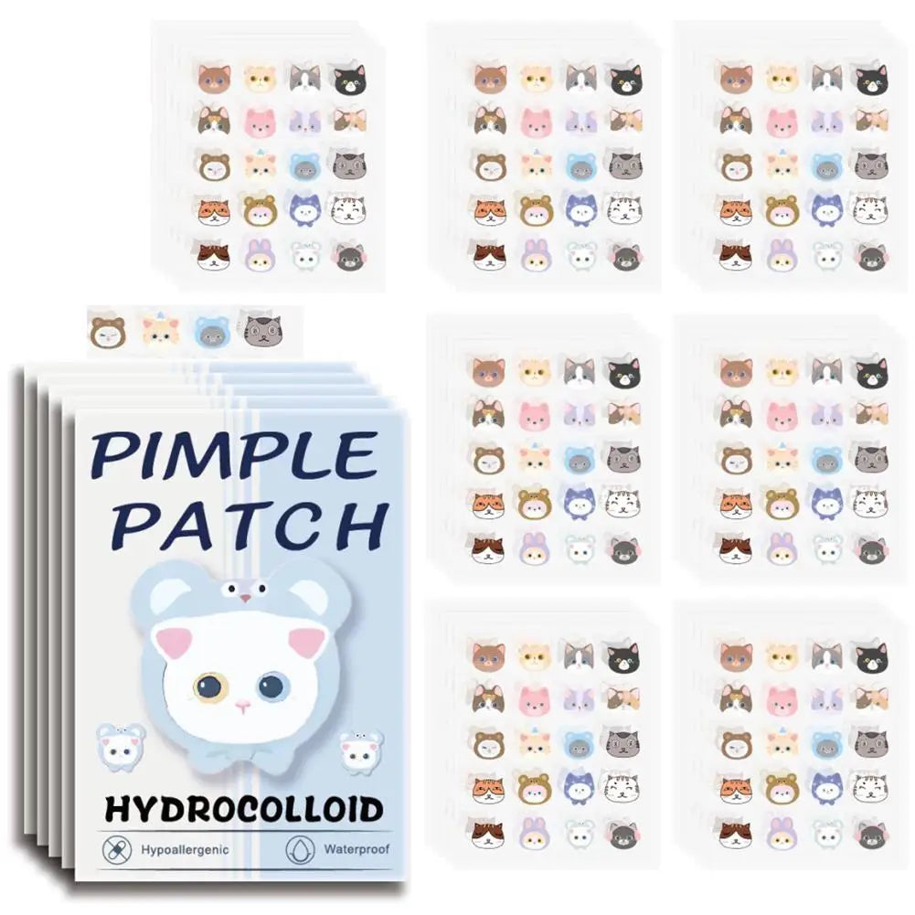 600 Pcs Ance Patches Cute Pimple Patches For Face Salicylic Acid & Tea Tree Cute Cat Pimple Stickers