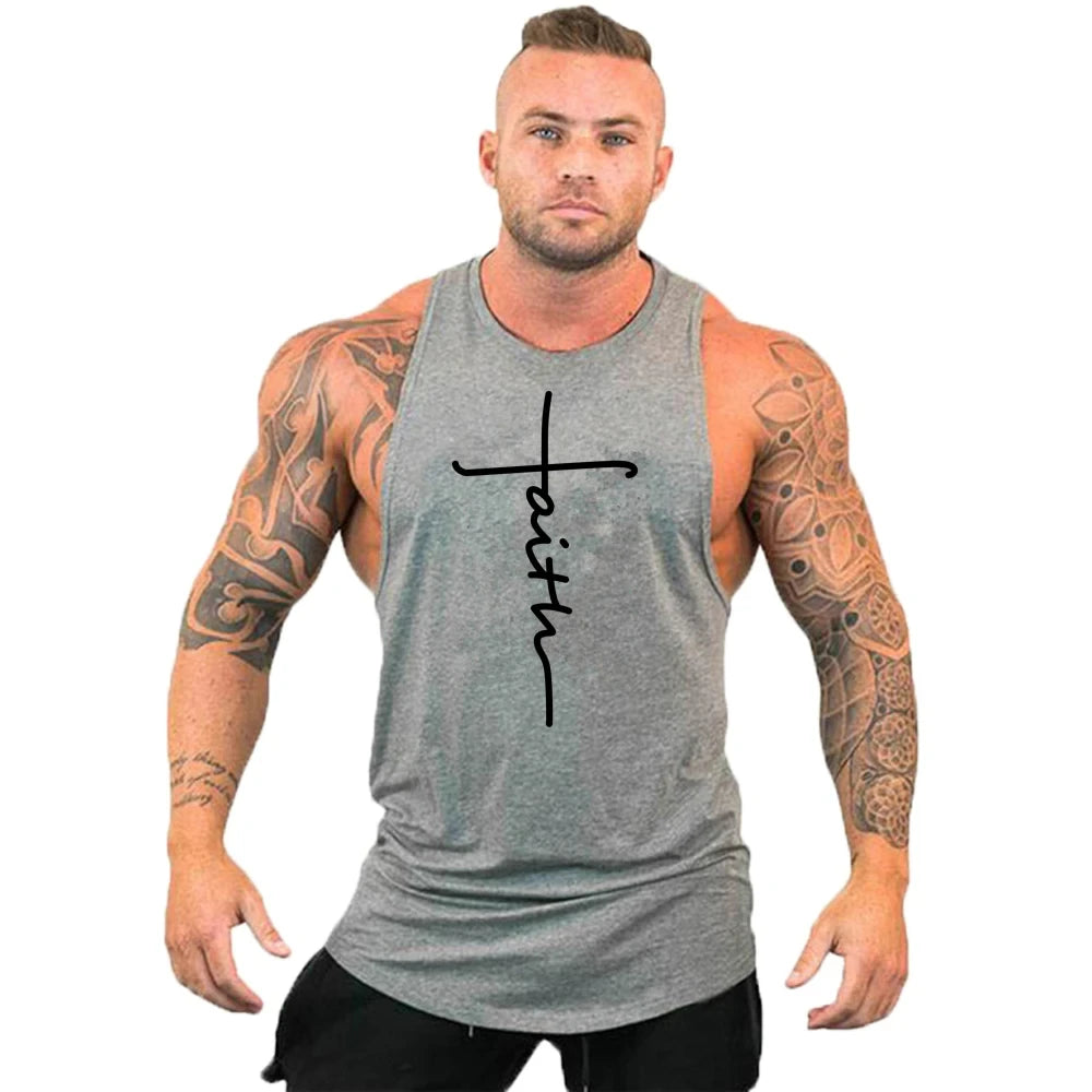 Men's Athletic Tank Top - Sleeveless Gym Workout Vest for Fitness & Training