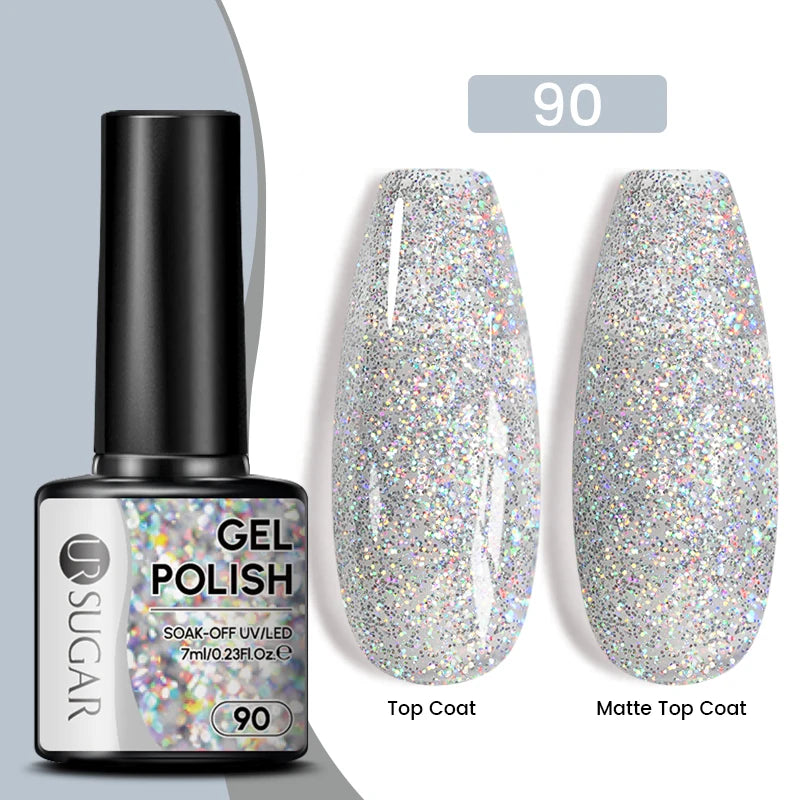 Dark Red Gel Nail Polish – Soak-Off LED/UV Gel Varnish for Salon & Home Use