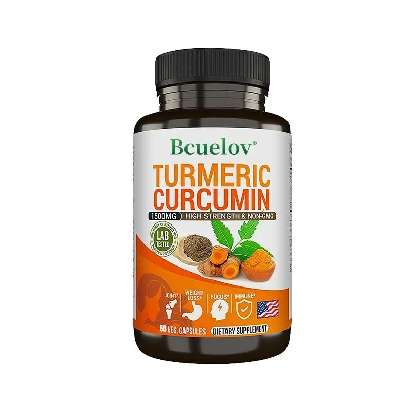 Turmeric Curcumin Capsules - Joint, Immune & Digestive Health Support