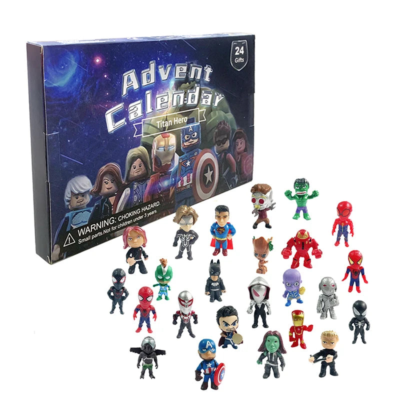Marvel Advent Calendar 24pcs – Mini Superhero Figures