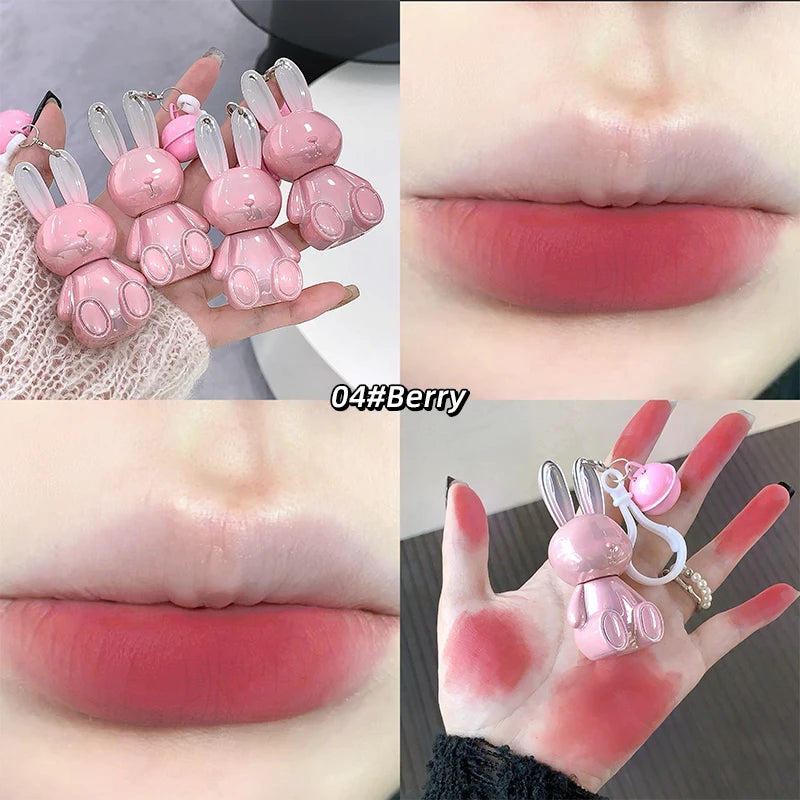 Gege Bear Pink Rabbit Velvet Matte Lip Cream