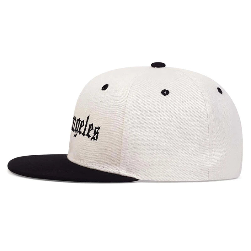 Los Angeles Basketball Cap - Cotton Hip-Hop Snapback Hat for Outdoor & Casual Wear