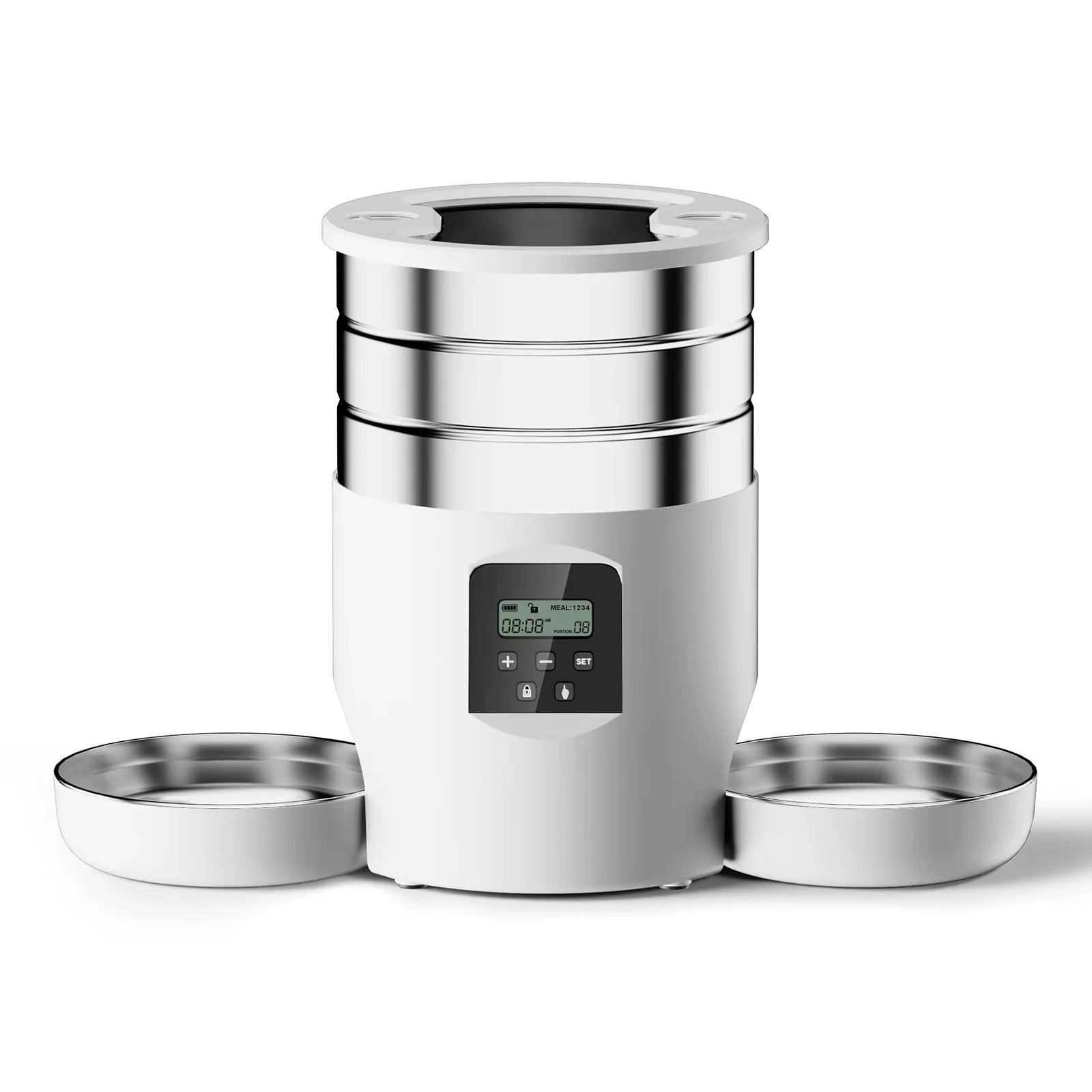 4.5L Smart Automatic Cat Feeder with WiFi & Stainless Bowls