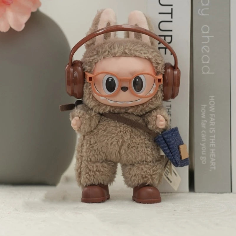 Labubu DIY Accessories Set - Shoes, Glasses & Headphones for V1/V2 Plush Dolls