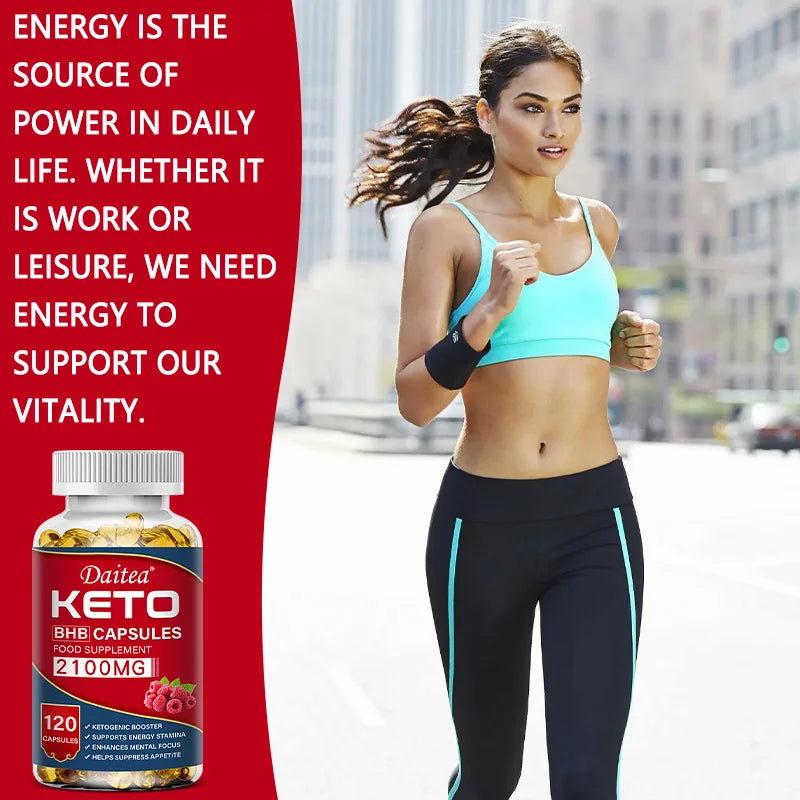 Keto BHB Capsules with Apple Cider Vinegar - Weight Loss, Energy & Focus Support