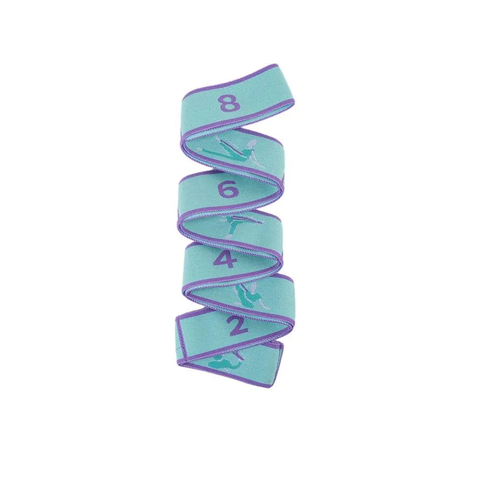 Yoga Stretching Belt – Elastic Resistance & Pilates Exercise Strap