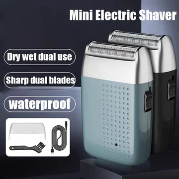 Electric Shaver for Men - Rechargeable Waterproof Razor with Beard Trimmer & 85Min Runtime