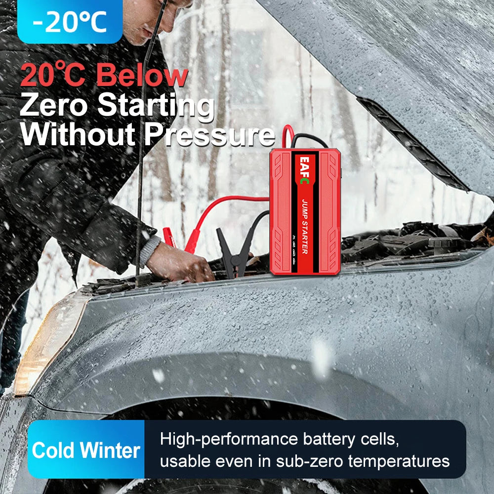 🚨 NEVER GET STRANDED AGAIN! 600A Jump Starter - Your Pocket-Sized Tow Truck 🔋