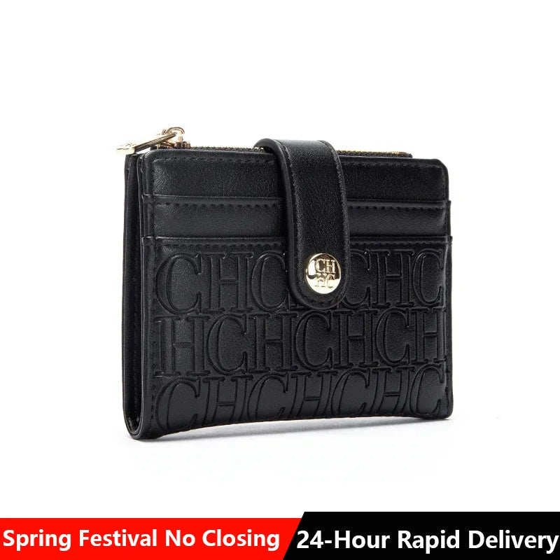 Luxury Folding Wallet – Button Card Case