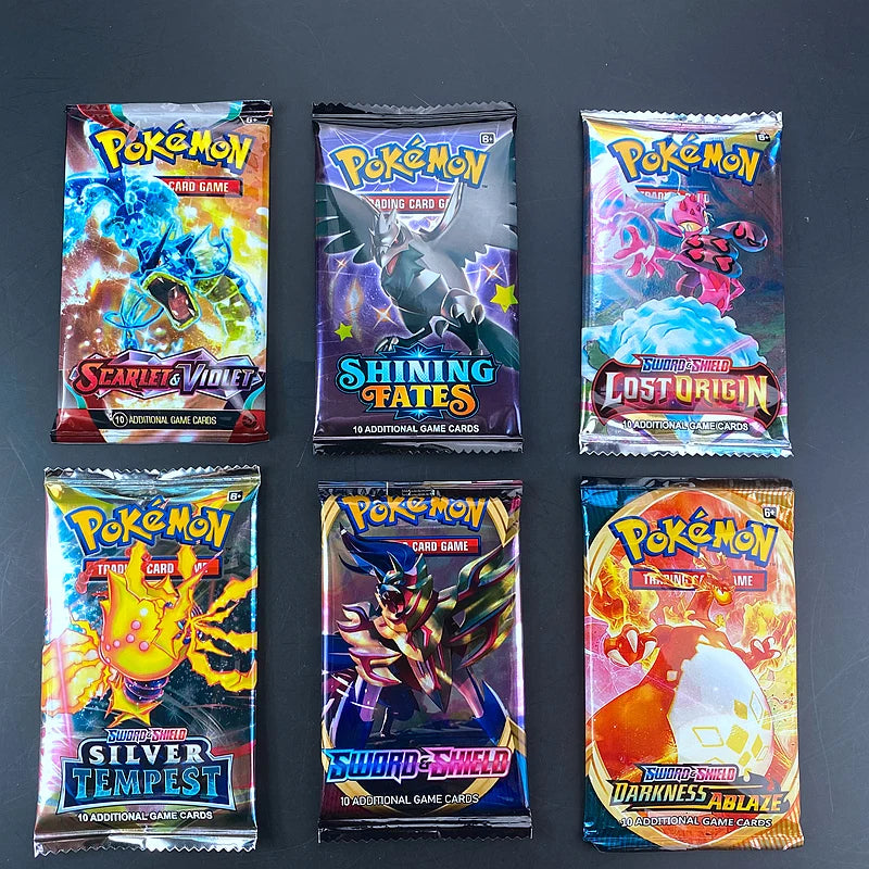 Pokemon Cards Scarlet & Violet – 40 Pcs GX VMAX EX Mega Energy Trading Card Set