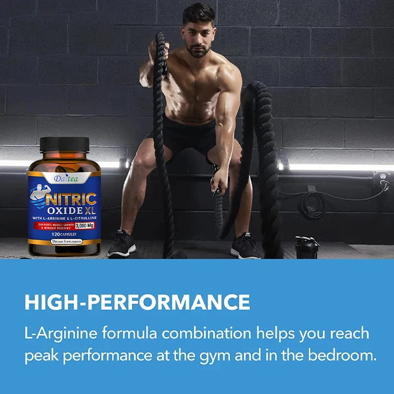Nitric Oxide Supplement for Strength, Fitness & Muscle Growth