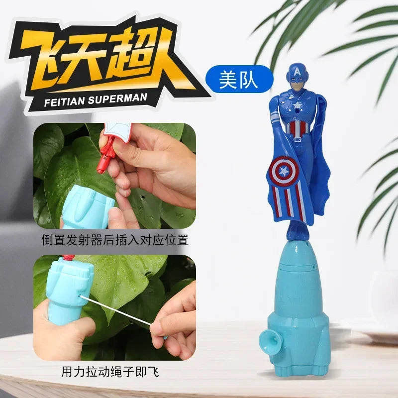 Flying Superhero Toy – Spiderman Iron Man