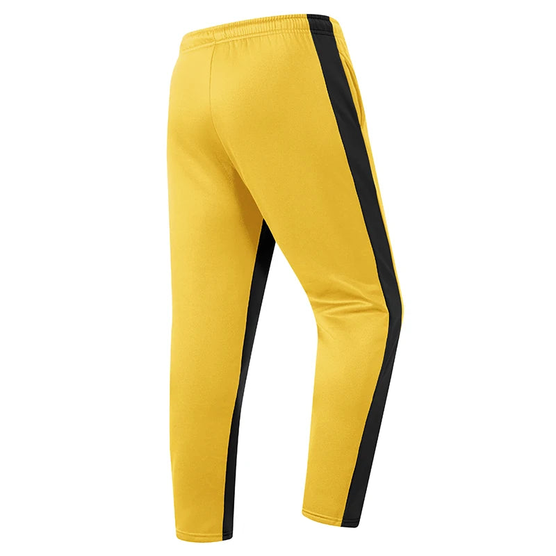 Men's Colorblock Athletic Joggers - Warm Workout Sweatpants