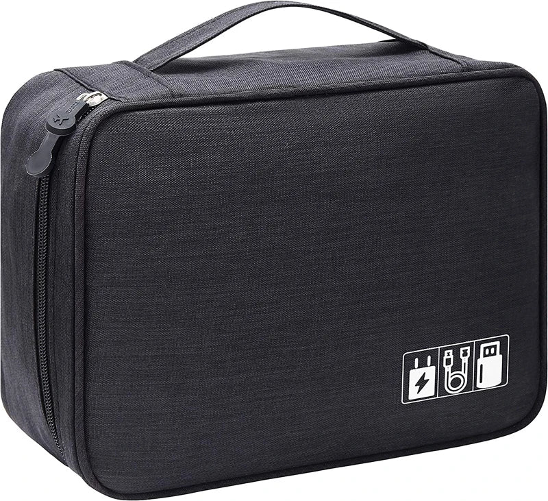 Waterproof Cable Storage Bag – Digital Electronics Organizer