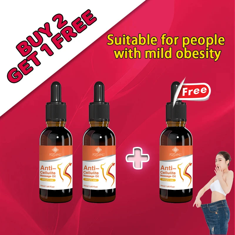Slimming Essential Oil - Natural Fat Burning Body Massage Oil for Weight Loss