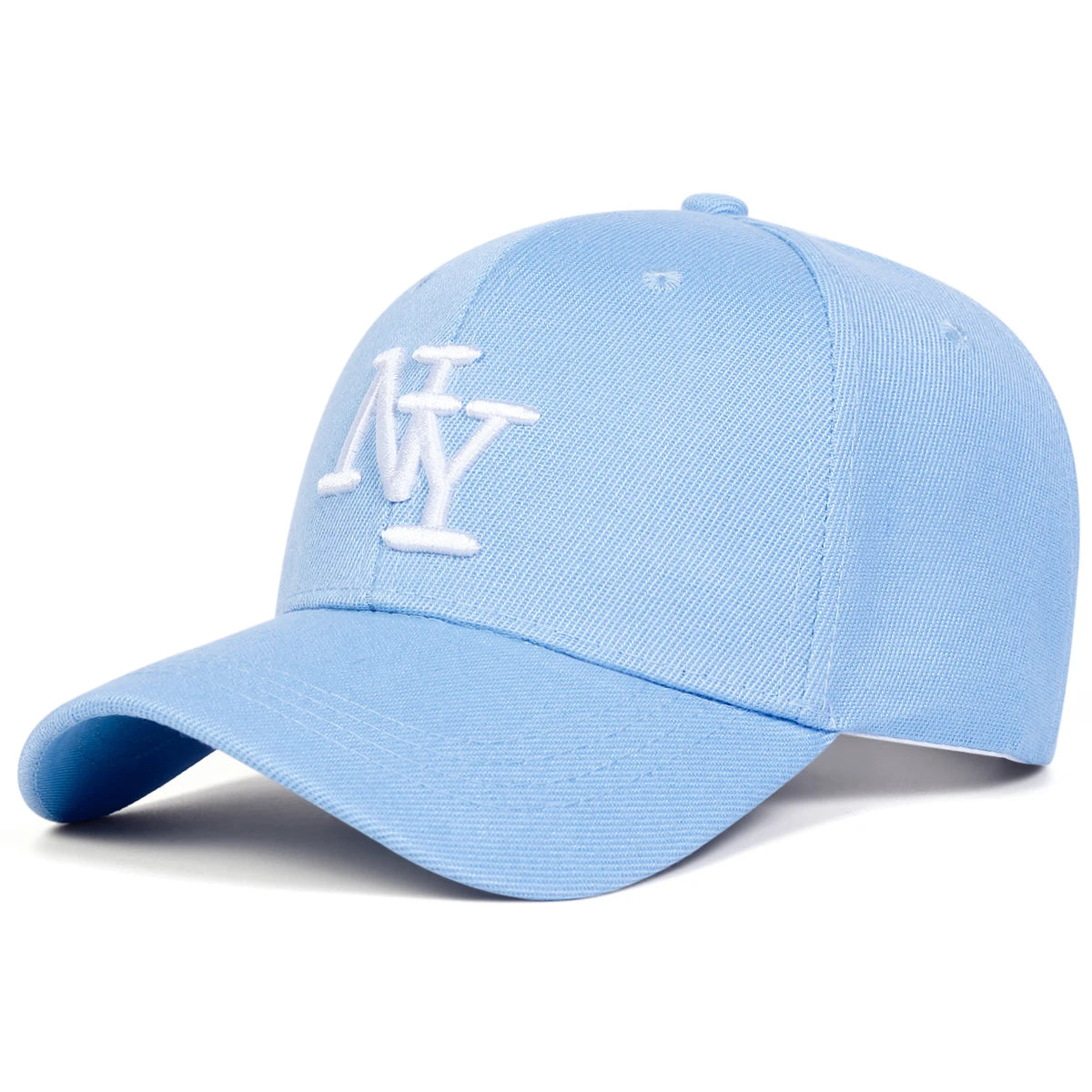 NY Letter Embroidered Baseball Cap - Unisex Adjustable Snapback for Spring & Autumn