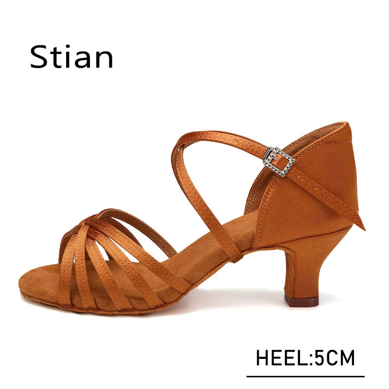 SWDZM Women’s Latin Dance Shoes – High Heels Salsa & Tango