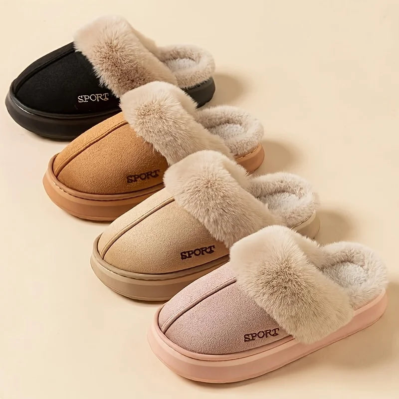 Warm Sport Slippers - Cozy Indoor Outdoor Winter House Shoes for Men & Women