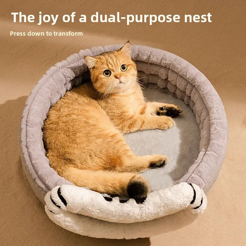 Cat Litter Box – Warm Enclosed Bed for All Seasons (Cats Under 7 lbs)