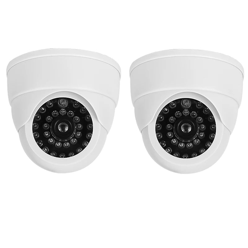 Fake Dome Security Camera – LED Dummy Surveillance Monitor