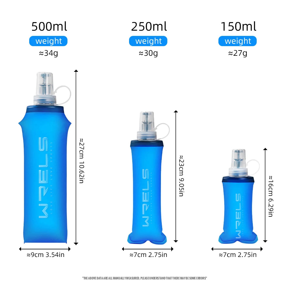 🏃 FITS IN YOUR POCKET! Soft Collapsible Water Bottle - Ultra-Portable Hydration 💧