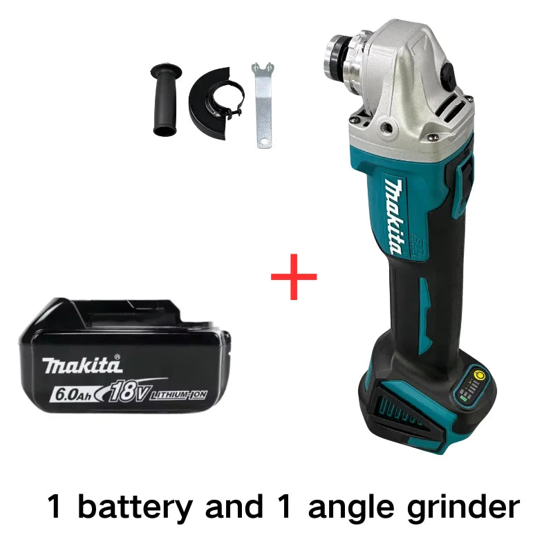 Makita 18V Brushless Angle Grinder 125mm – Cordless Cutting & Polishing