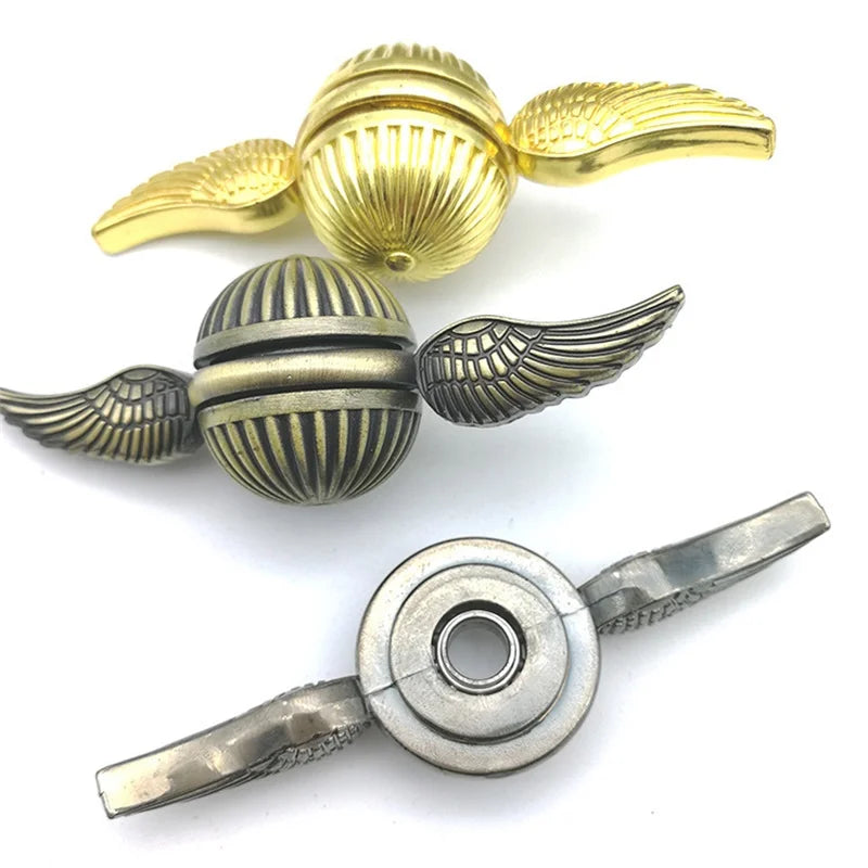 Premium Metal Fidget Spinner - Stress Relief Gyroscope for Focus & Anxiety Relief