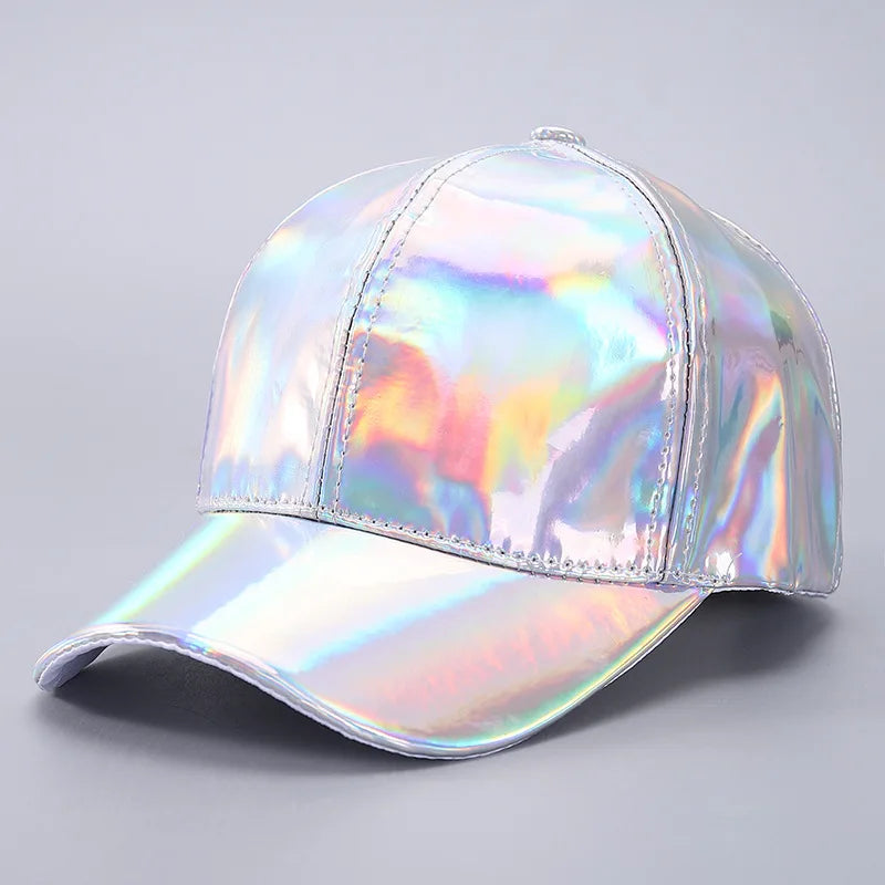 Waterproof PU Baseball Cap - Hip-Hop Rain Hat with Curved Brim for All-Weather Wear