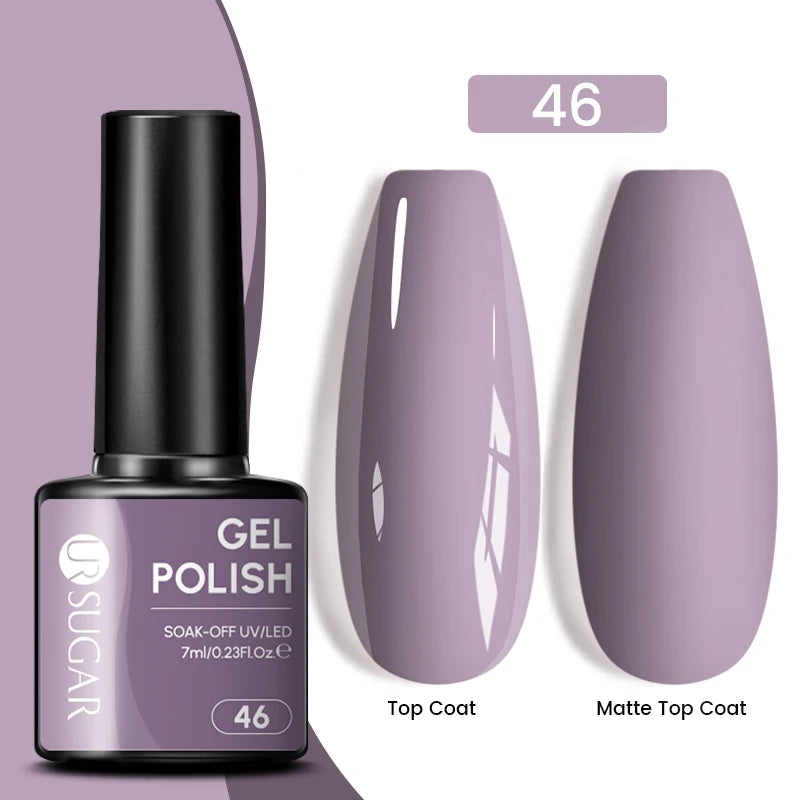 Dark Red Gel Nail Polish – Soak-Off LED/UV Gel Varnish for Salon & Home Use