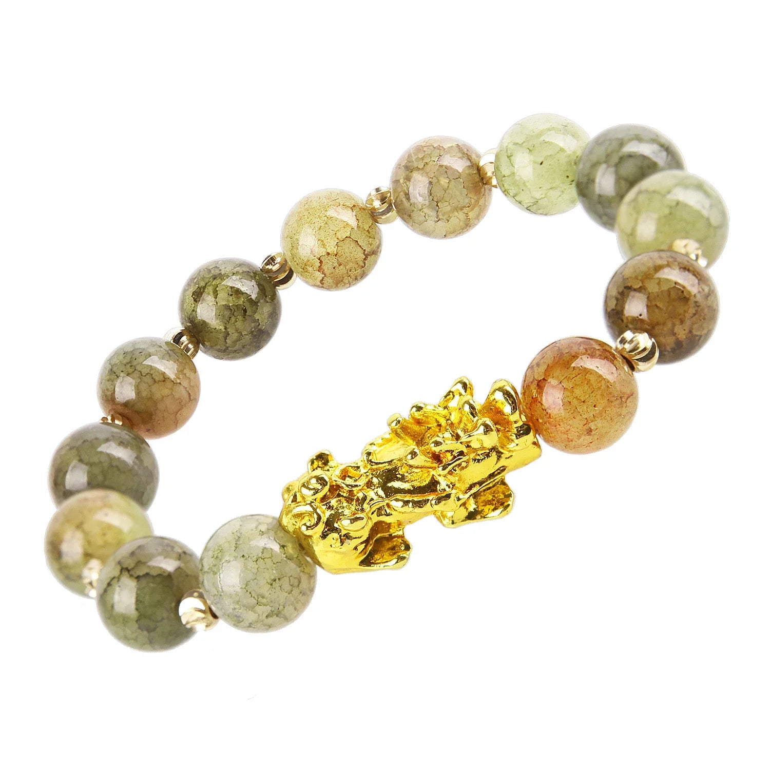 Pixiu Guardian Bracelet - Feng Shui Wealth & Luck Beaded Wristband for Men & Women