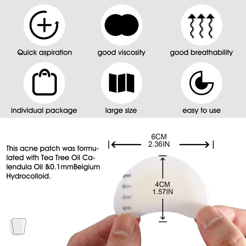 20 Patches Acne Patch Pimple Patches Blemish Protective Cover Absorbing Spot Hydrocolloid Dressing Zit Drop Shipping