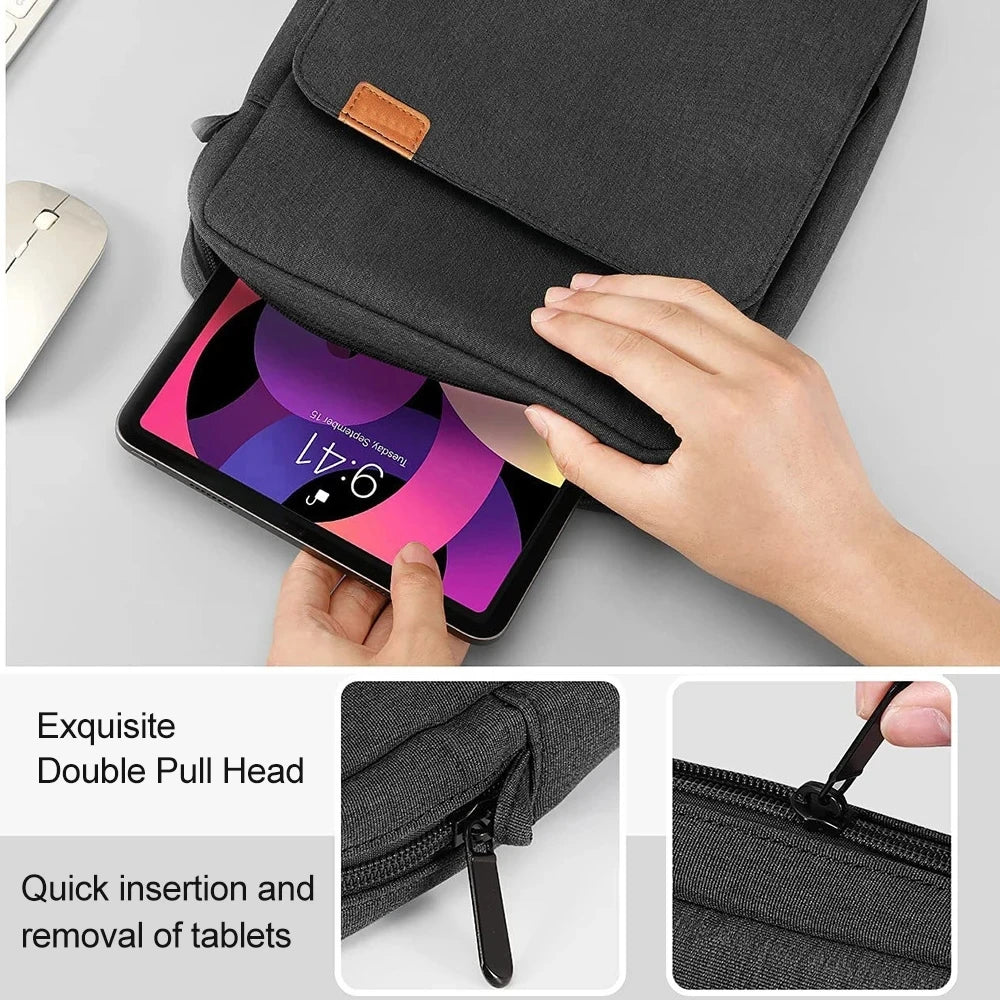 💼 FORTRESS FOR YOUR TECH! Waterproof Laptop Sleeve - Multi-Pocket Armor 🛡️