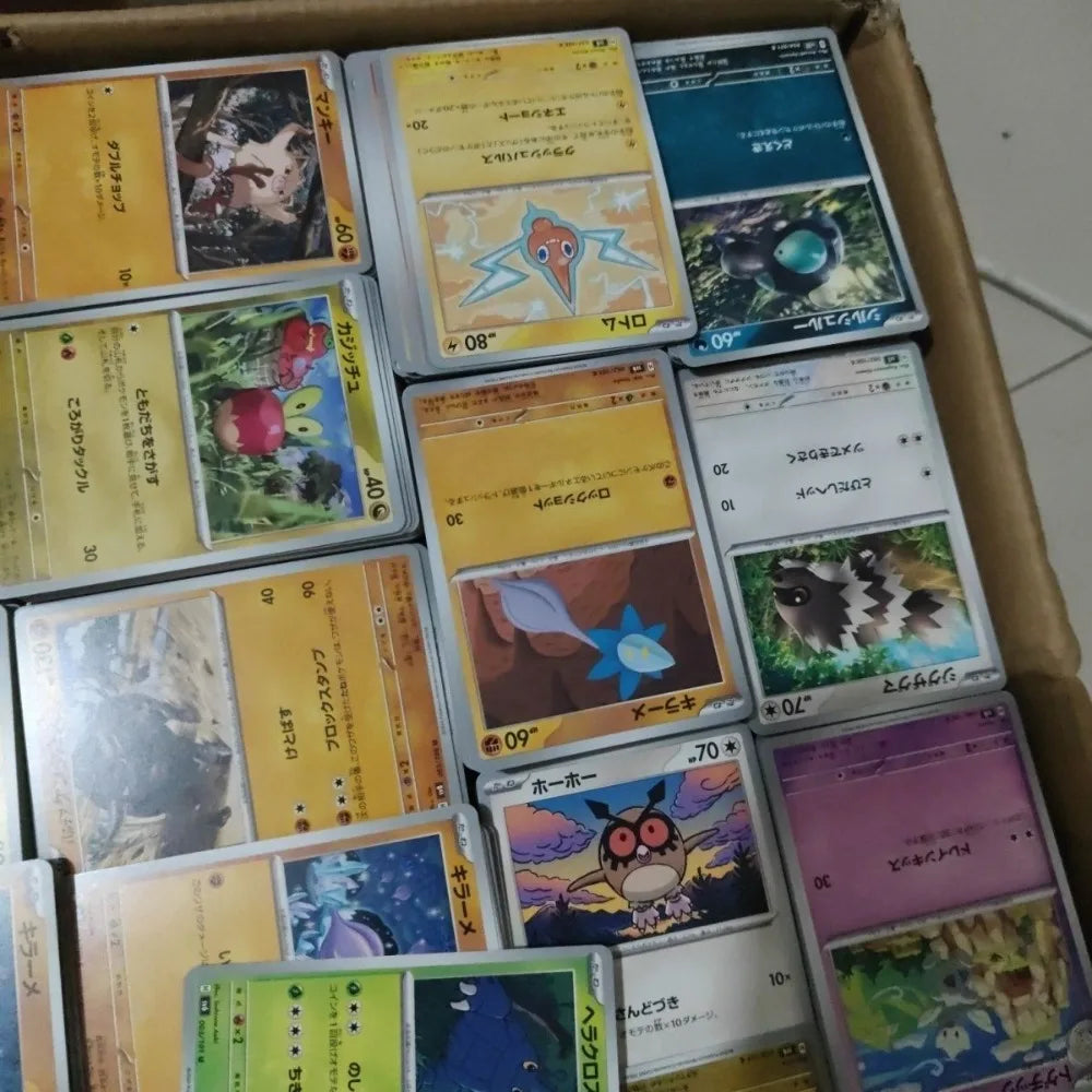 Pokemon Cards 100 Pcs Japanese Collection – Rare Holo EX GX VMAX Trading Card Set