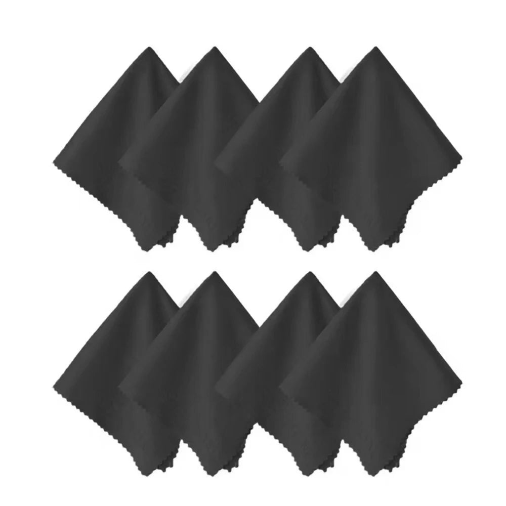 XizeHOM Conjunto de 8 Panos de Microfibra para Limpeza de Óculos – Lenços para Lentes e Telas de Celular