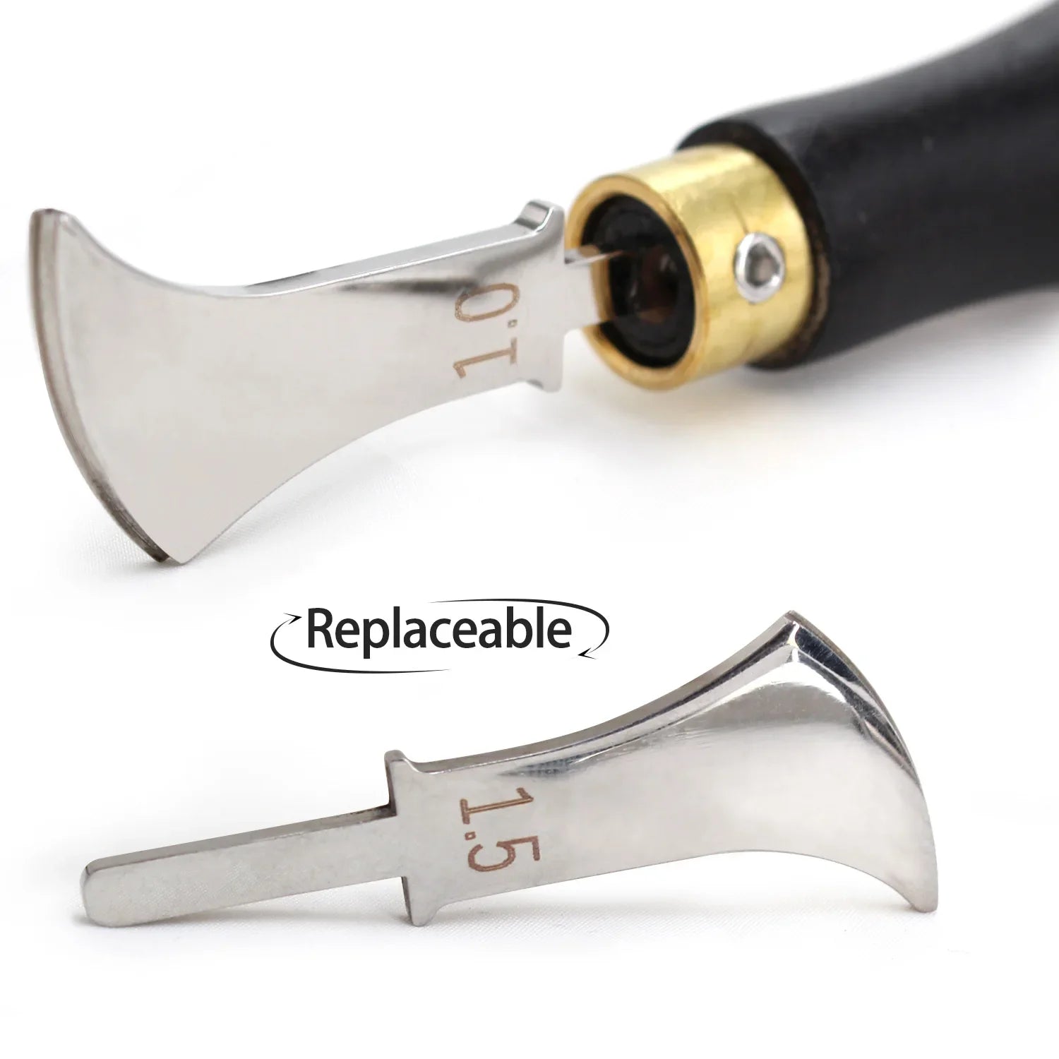 Leather Edge Creaser Tool – 1.0mm to 2.5mm Stainless Steel for Leathercraft
