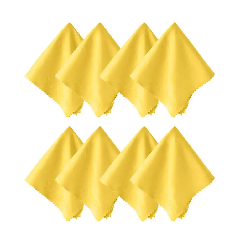 XizeHOM Conjunto de 8 Panos de Microfibra para Limpeza de Óculos – Lenços para Lentes e Telas de Celular