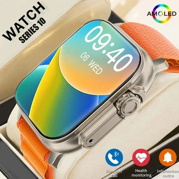 Watch 10 Ultra Smart Watch 49mm — NFC, GPS, Bluetooth Call & Wireless Charging